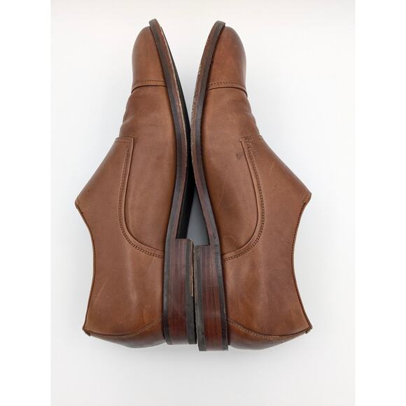 Cole Haan Men's Harrison Monk Oxfords Leather British Tan Size 10.5 EU44.5 - Picture 7 of 15